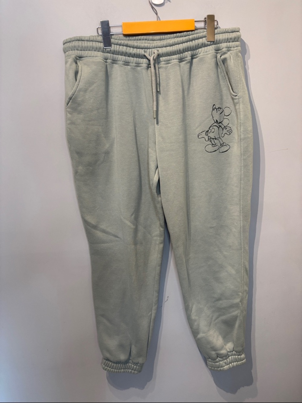 Disney Mickey Mouse Sage Green Jogger Pants